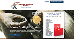 Desktop Screenshot of mastermuffler.net